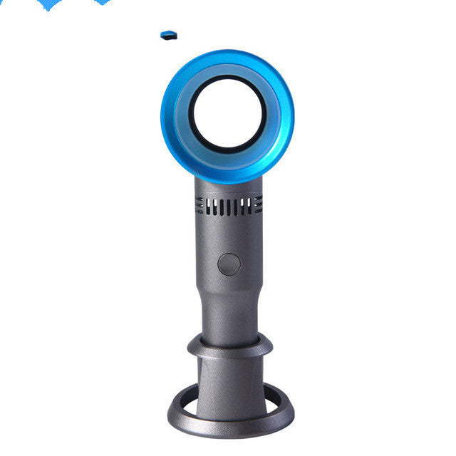 USB Mobile Phone Holder Hand-held Leafless Fan
